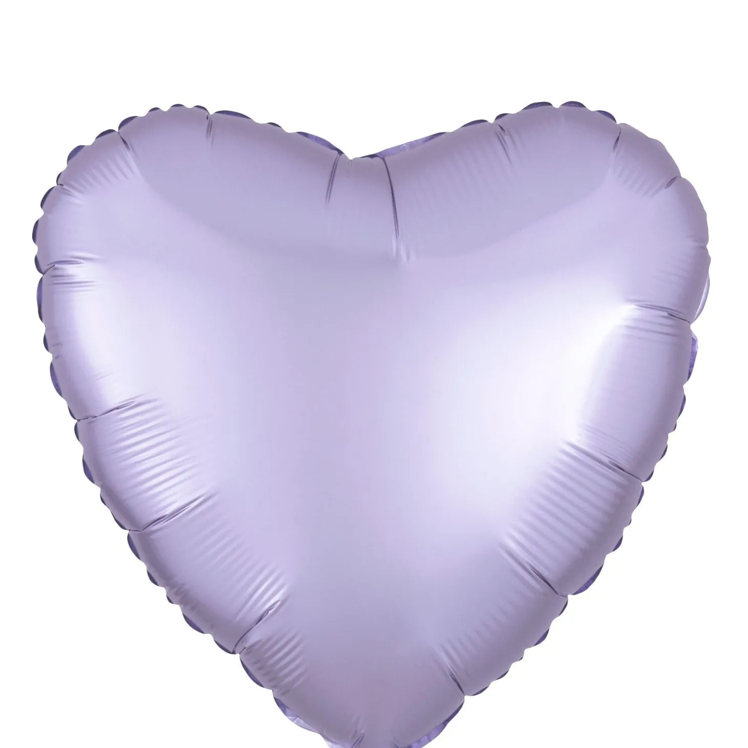 Satin Heart Balloon, 17in, Assorted Colors