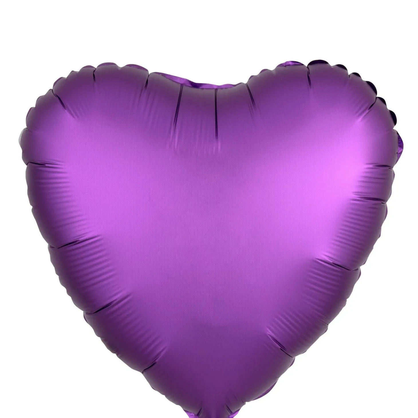 Satin Heart Balloon, 17in, Assorted Colors