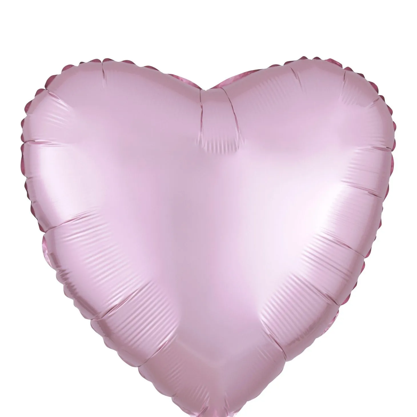 Satin Heart Balloon, 17in, Assorted Colors