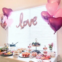 Satin Heart Balloon, 17in, Assorted Colors