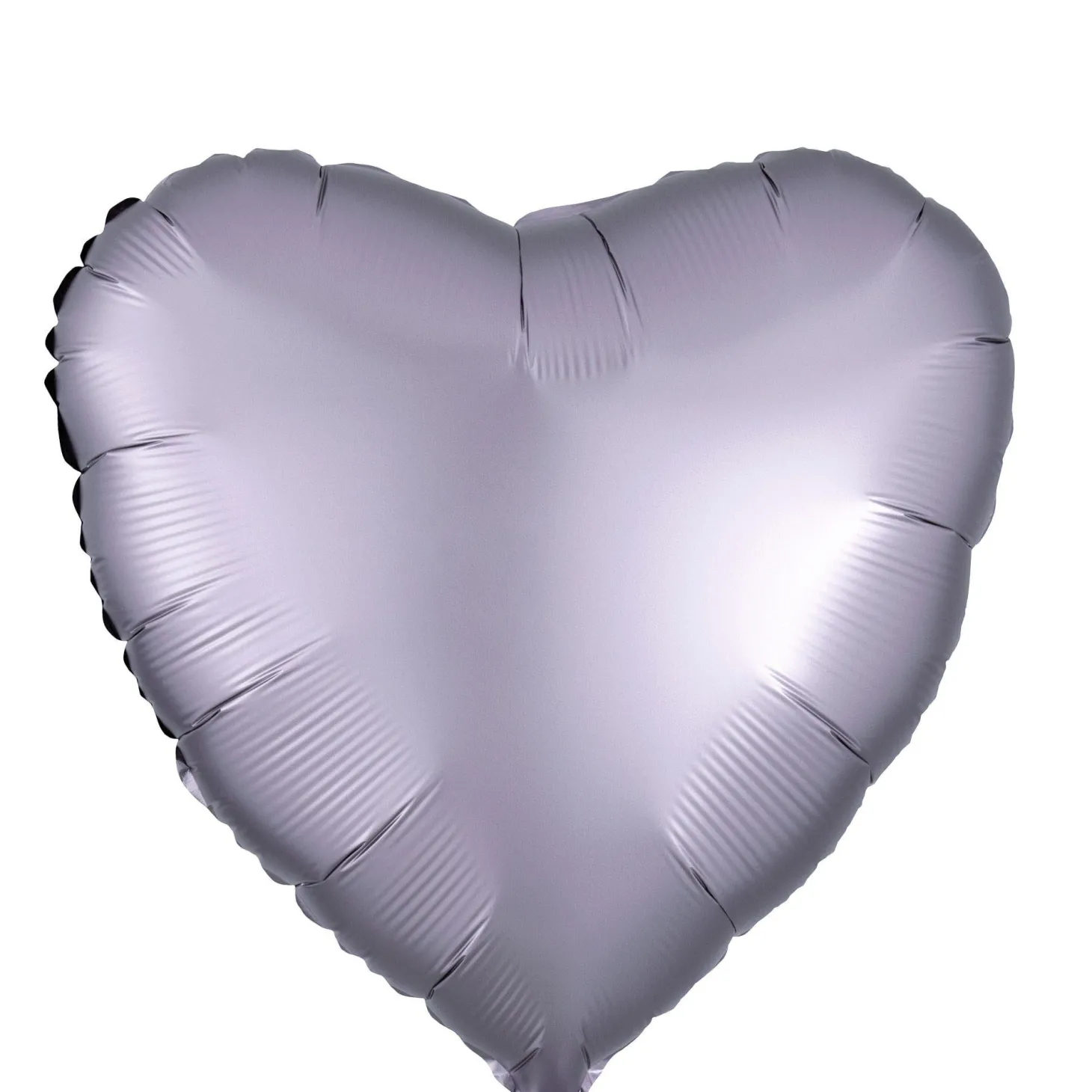 Satin Heart Balloon, 17in, Assorted Colors