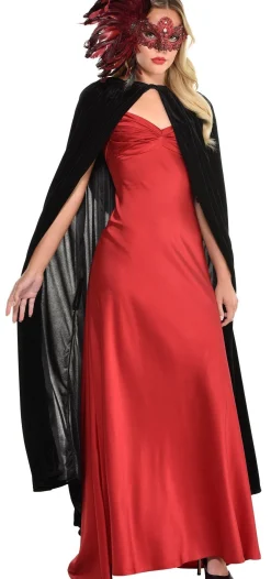 Scarlet Venetian Masquerade Mask