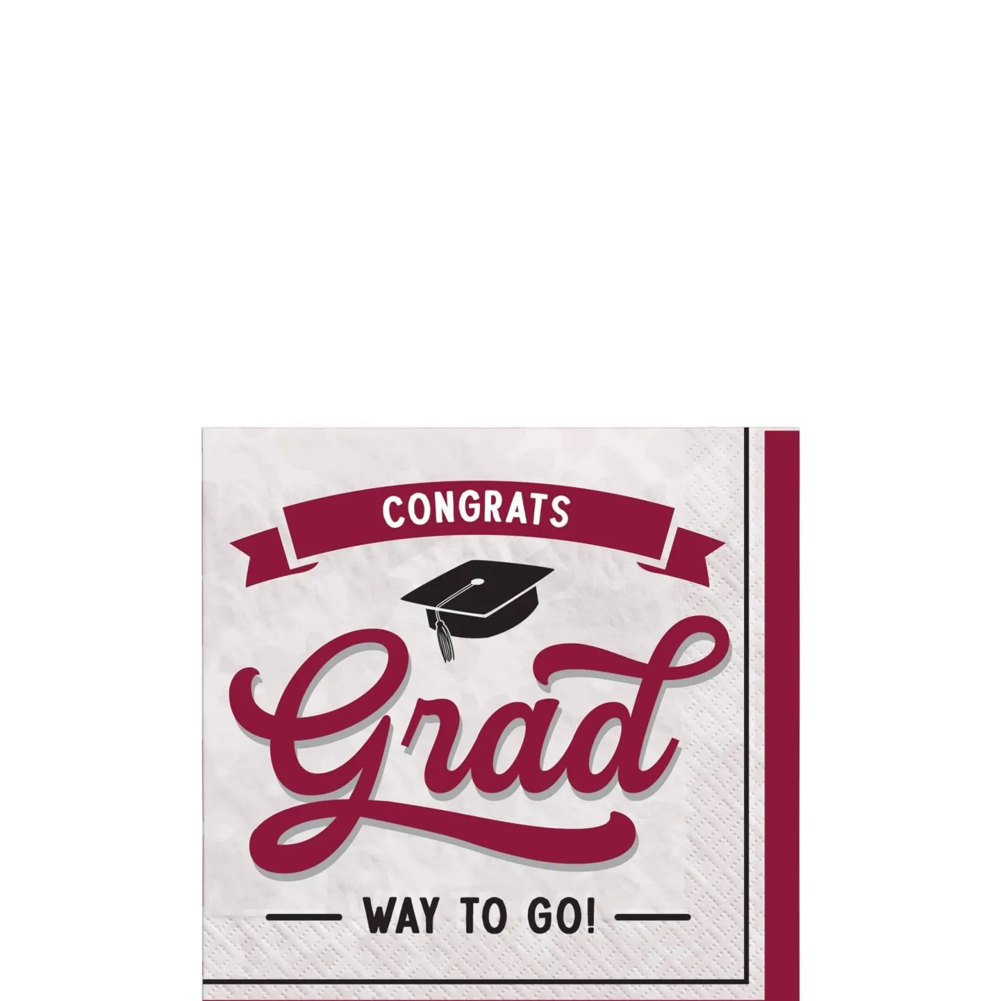 School Spirit Paper Beverage Napkins, 16ct, Assorted Options, Assorted Colors