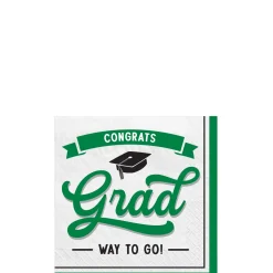 School Spirit Paper Beverage Napkins, 16ct, Assorted Options, Assorted Colors