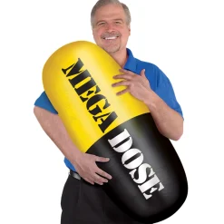 Senior Moments Inflatable Pill Plastic Prop, 15in x 36in