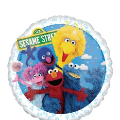 Sesame Street Round Foil Balloon, 18in