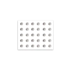 80s Glam Rock Star Temporary Face Tattoo Kit, 95pc