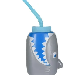 Shark Cup with Straw