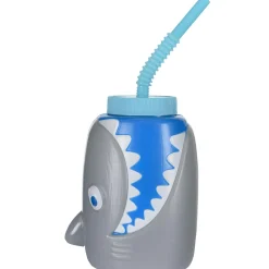 Shark Cup with Straw