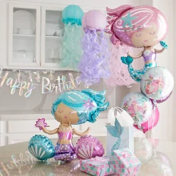 Shimmering Mermaid Foil Balloon, 30in