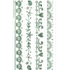 Shimmering Mermaids Temporary Bracelet Tattoos, 6.9in, 8ct
