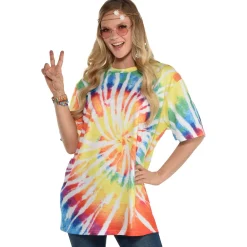 60s Hippy Tie-Dye T-Shirt for Adults