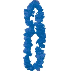 Silk Flower Lei, Assorted Colors
