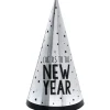 Silver Cheers to the New Year Party Hat, 9in