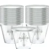 Silver Cross Holy Day Plastic Tumblers, 9oz, 30ct
