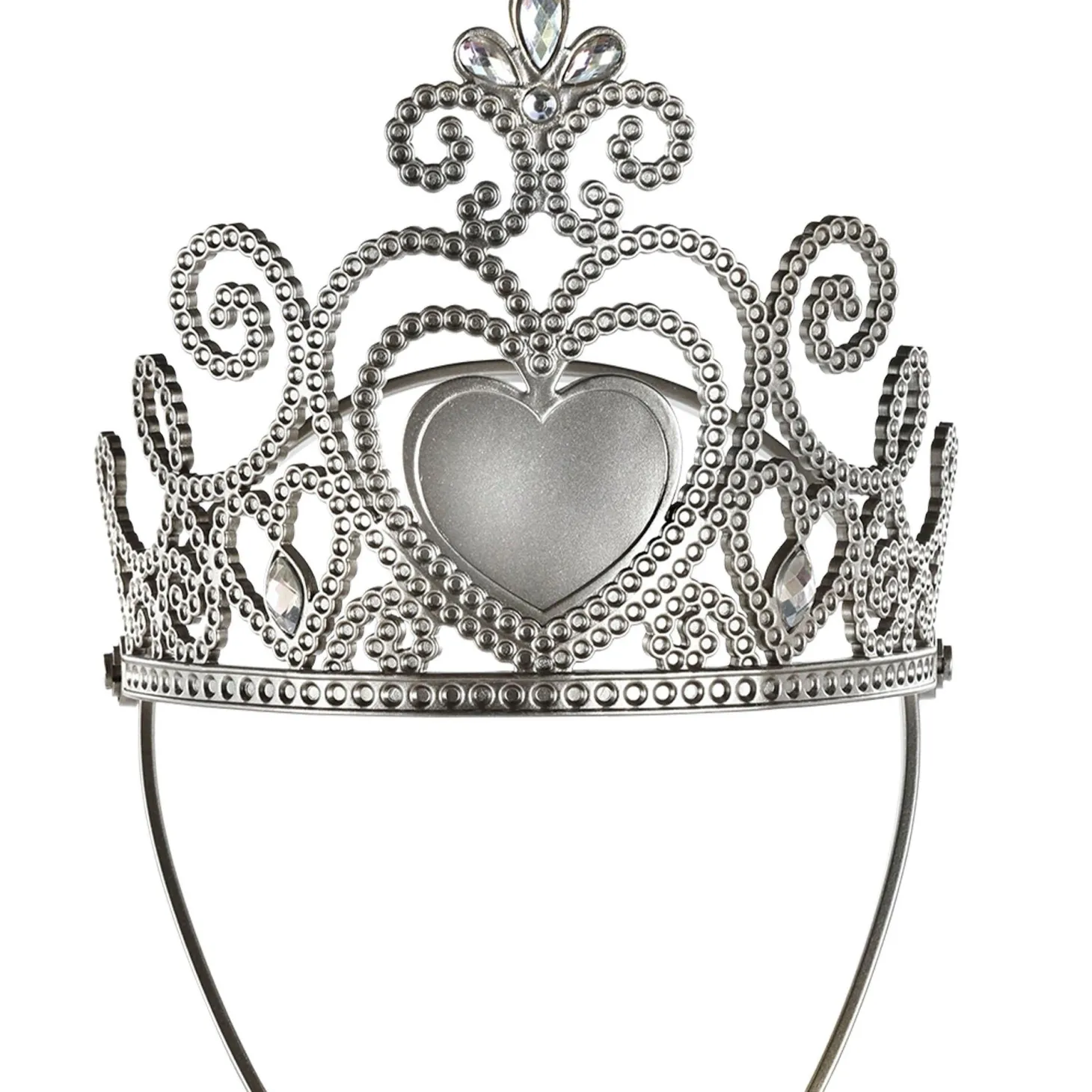 Silver Disney Princess Tiara & Wand Costume Accessory Kit