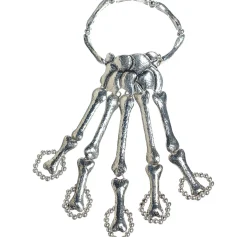 Silver Skeleton Bones Finger Bracelet