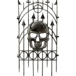 Silver Skull Fence