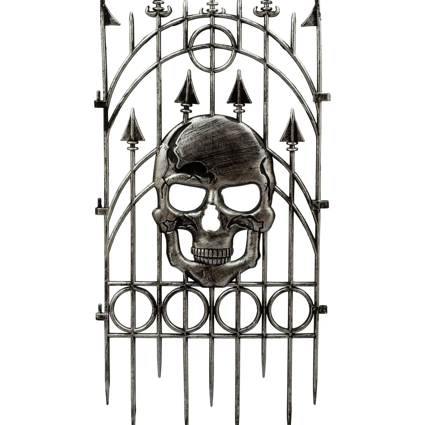 Silver Skull Fence