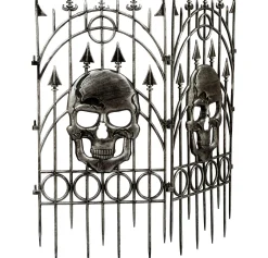 Silver Skull Fence