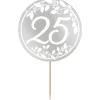 Silver Wedding Ring Party Picks, 24ct