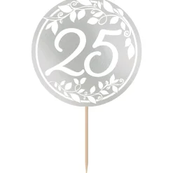 Silver Wedding Ring Party Picks, 24ct