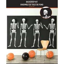 Skeleton Plastic Scene Setter Kit, 7pc