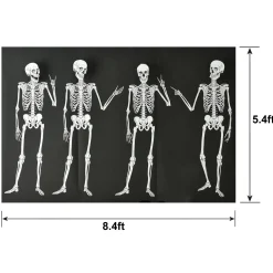 Skeleton Plastic Scene Setter Kit, 7pc