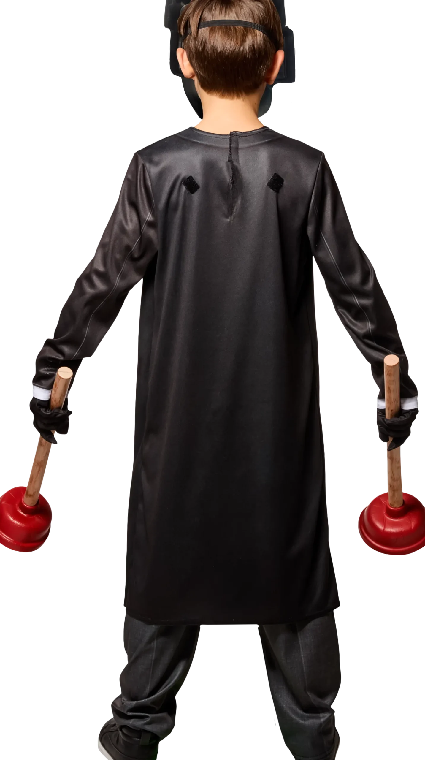 Skibidi Toilet Plunger Man Costume for Boys