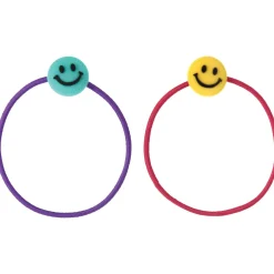 Smiley Hair Ties 12ct