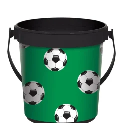 Soccer Ball Plastic Favor Container, 6.25in x 4.5in