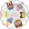 Spa Party Birthday Paper Lunch Plates, 9in, 8ct
