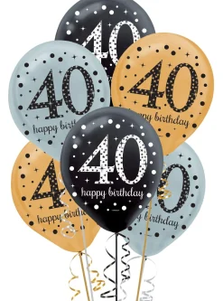 Sparkling Celebration 40 Latex Balloons, 15ct