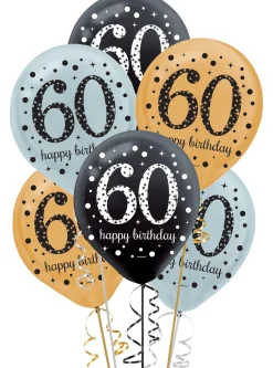 Sparkling Celebration 60 Latex Balloons, 15ct