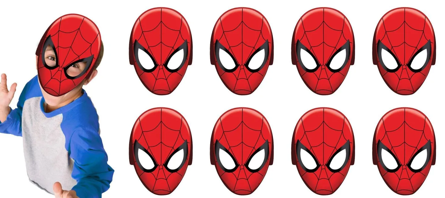 Spider-Man Masks 8ct