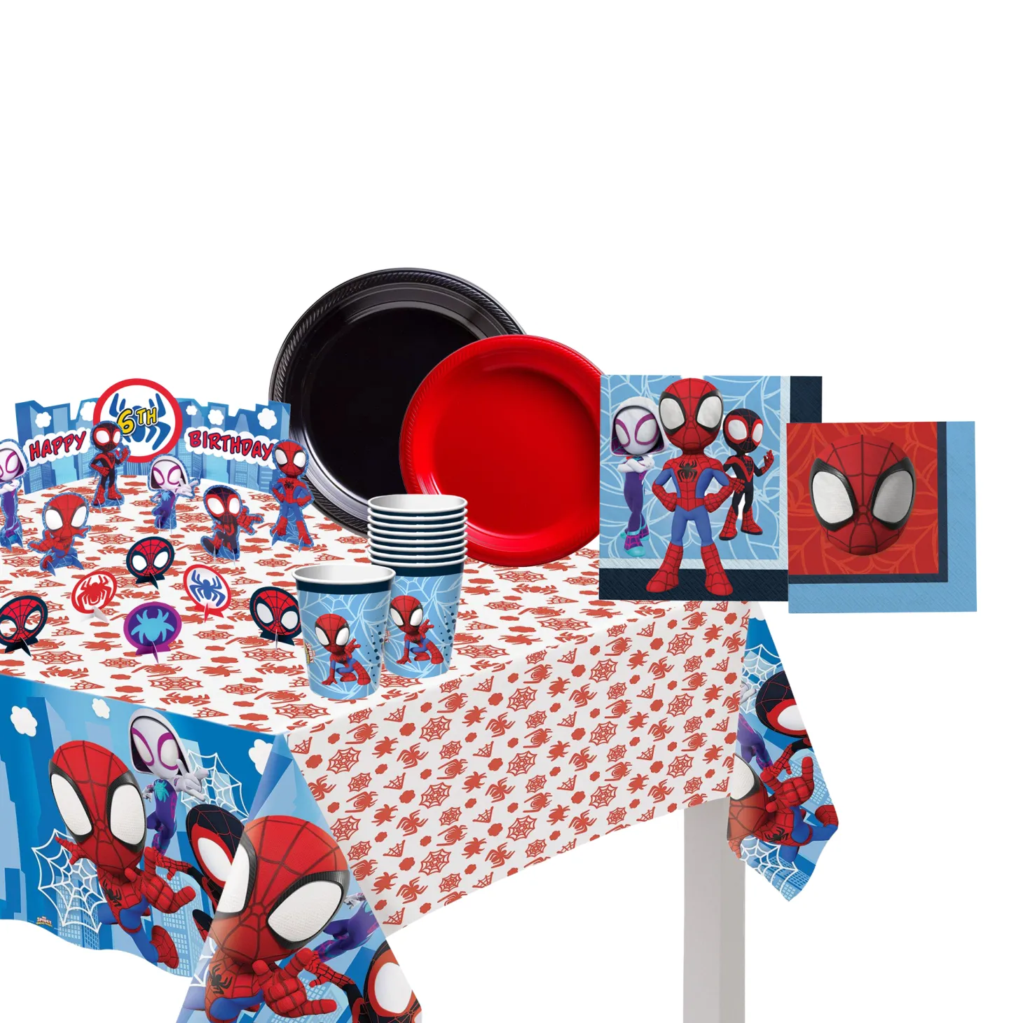 Spider-Man Party Kit for 8 Guests