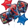 Spider-Man Webbed Wonder Foil Balloon Bouquet, 5pc