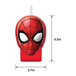 Spider-Man Webbed Wonder-Shaped Candle