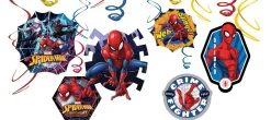 Spider-Man Webbed Wonder Swirl Decorations 12ct