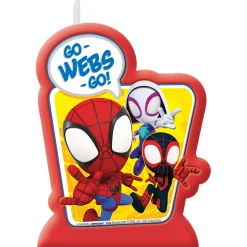 Spidey & His Amazing Friends Birthday Candle, 2.7in x 3.5in