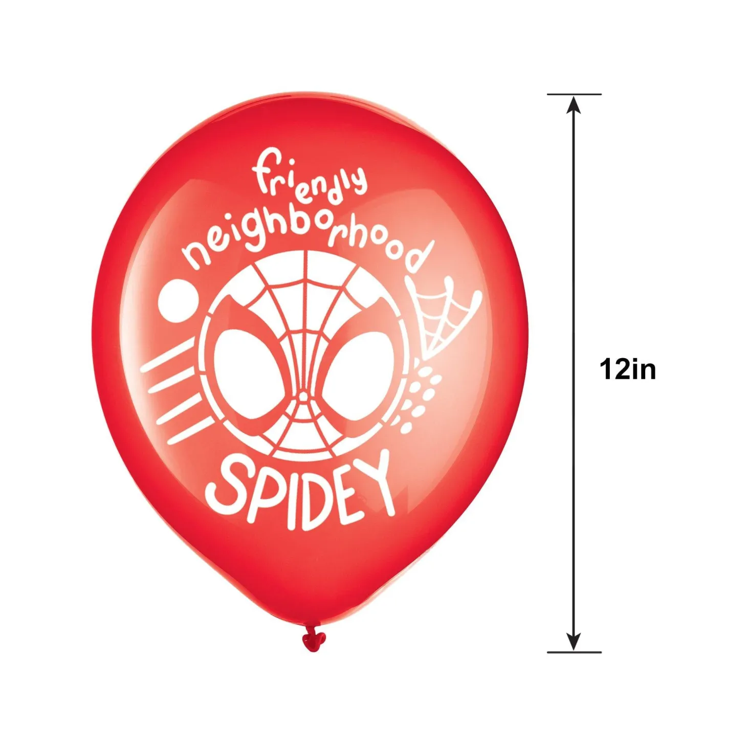 Spidey & His Amazing Friends Latex Balloons, 12in, 6ct