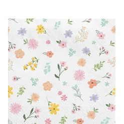 Springtime Blooms Paper Lunch Napkins, 6.5in, 16ct