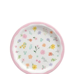 Springtime Blooms Paper Plates, 8ct, Assorted Options