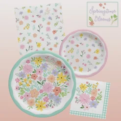 Springtime Blooms Paper Plates, 8ct, Assorted Options
