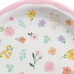 Springtime Blooms Paper Plates, 8ct, Assorted Options
