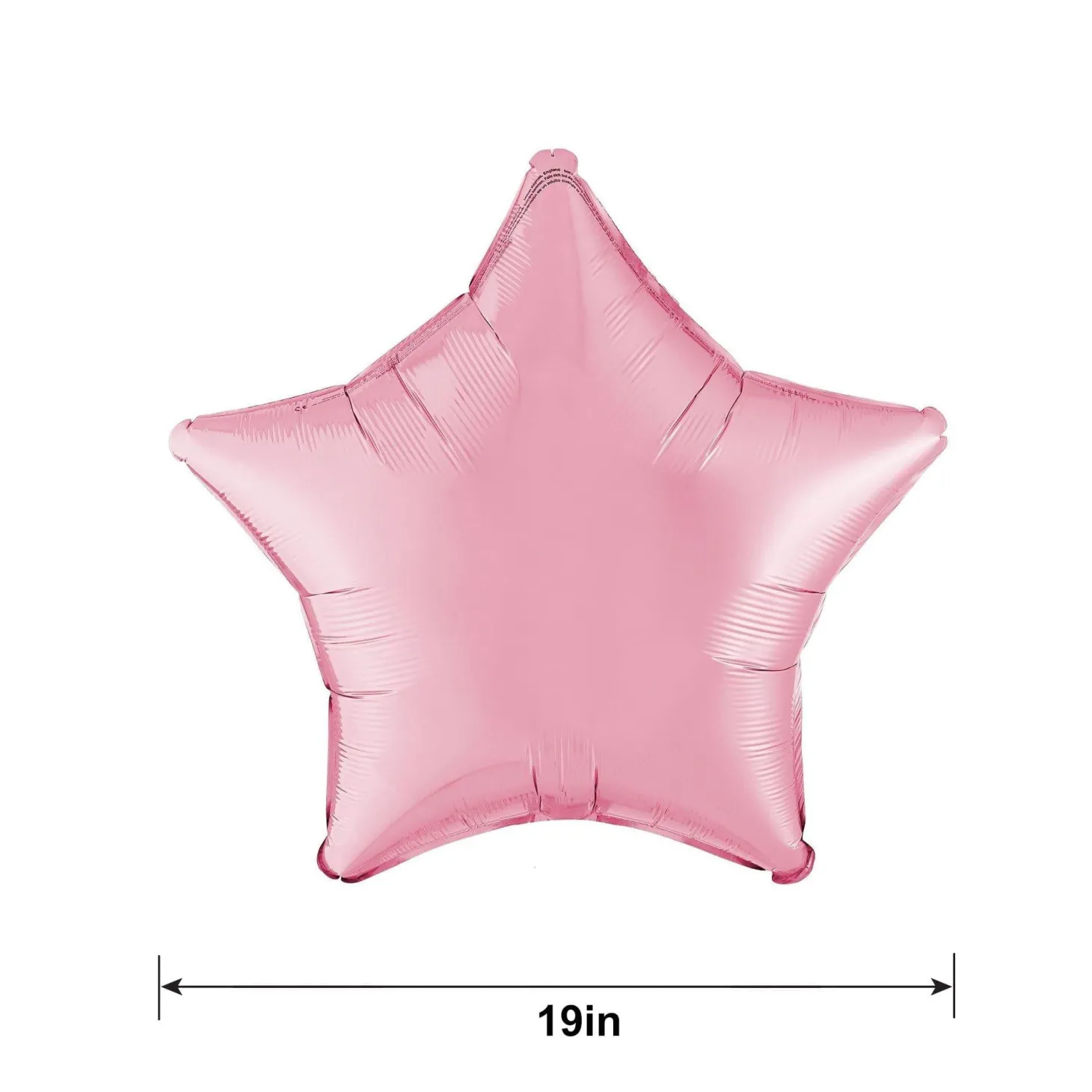 Star Foil Balloon, 19in, Assorted Colors