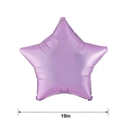 Star Foil Balloon, 19in, Assorted Colors