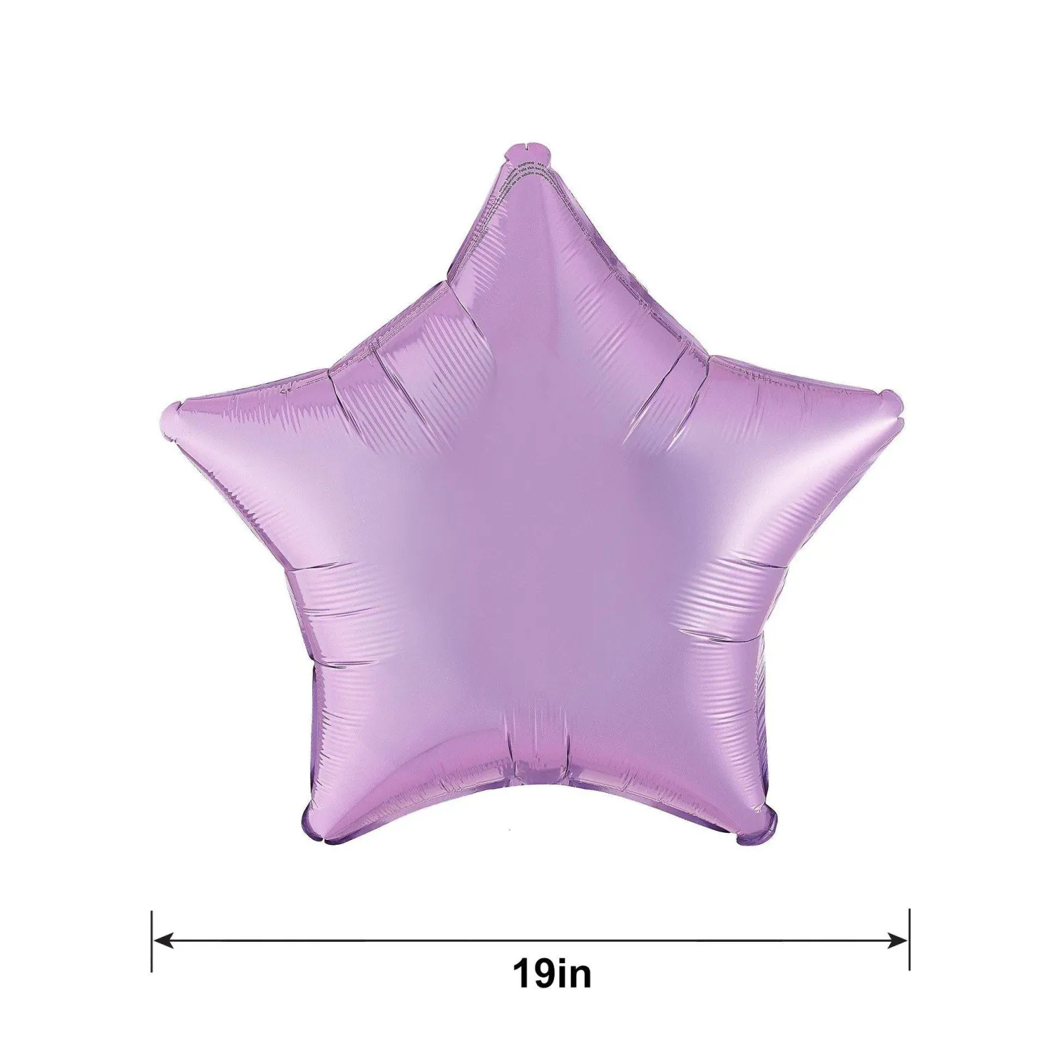 Star Foil Balloon, 19in, Assorted Colors