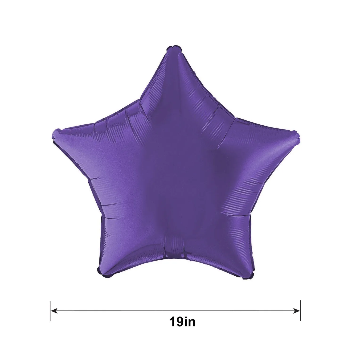 Star Foil Balloon, 19in, Assorted Colors