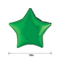 Star Foil Balloon, 19in, Assorted Colors